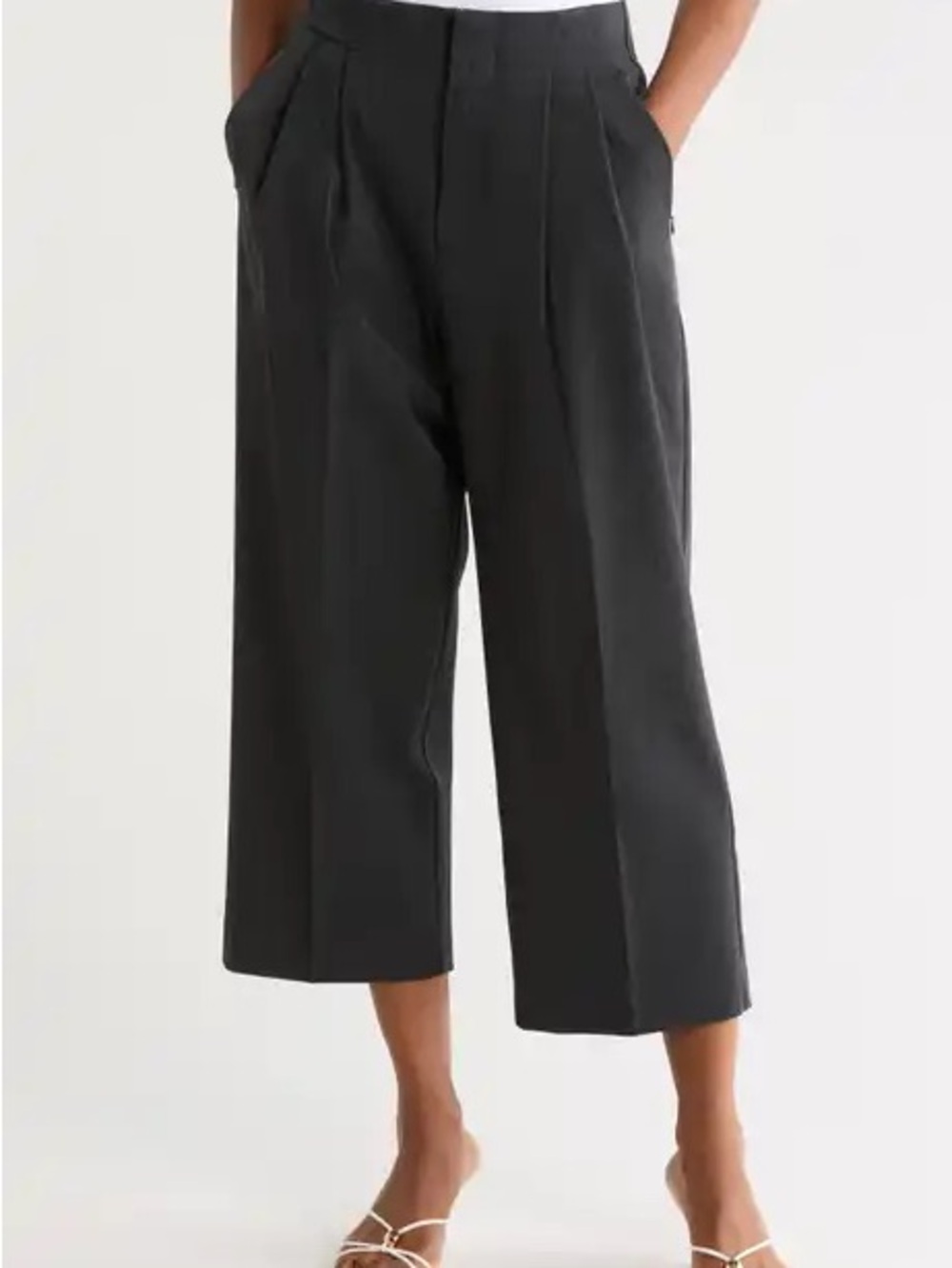 Max Studio Gray Culottes | Size X-Large